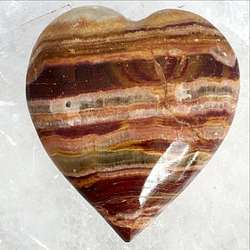 Banded Onyx 65mm Heart -  New Earth Gifts and Beads