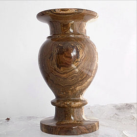 Onyx Vase Deep Earth Tone Colors - New Earth Gifts