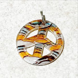 Murano Glass Peace Symbol Pendants - New Earth Gifts