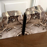 Petrified Redwood Bookends | New Earth Gifts