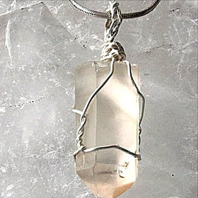 Raw Lemurian Seed Crystal Pendant For Sale New Earth Gifts