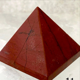 Red Jasper Pyramid 1.5 Inches