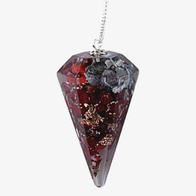 Orgone Chakra Pendulum - Red Jasper Root Chakra -New Earth Gifts