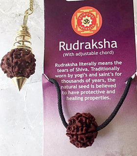 Rudraksha Pendant and Pendulum Gift Set - New Earth Gifts and Beads