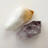 Amethyst and Citrine Natural Points | New Earth Gifts