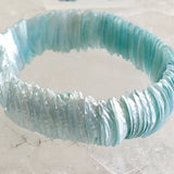 Aqua Mother of Pearl Shell Bracelet | New Earth Gifts