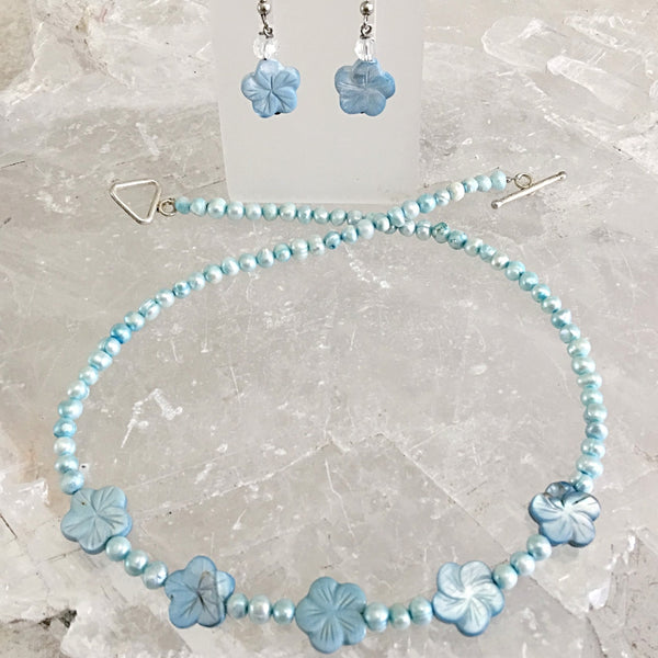 Mother of Pearl Necklace Set | New Earth Gifts