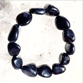 Shungite Natural Tumbled Stone Bracelet - New Earth Gifts