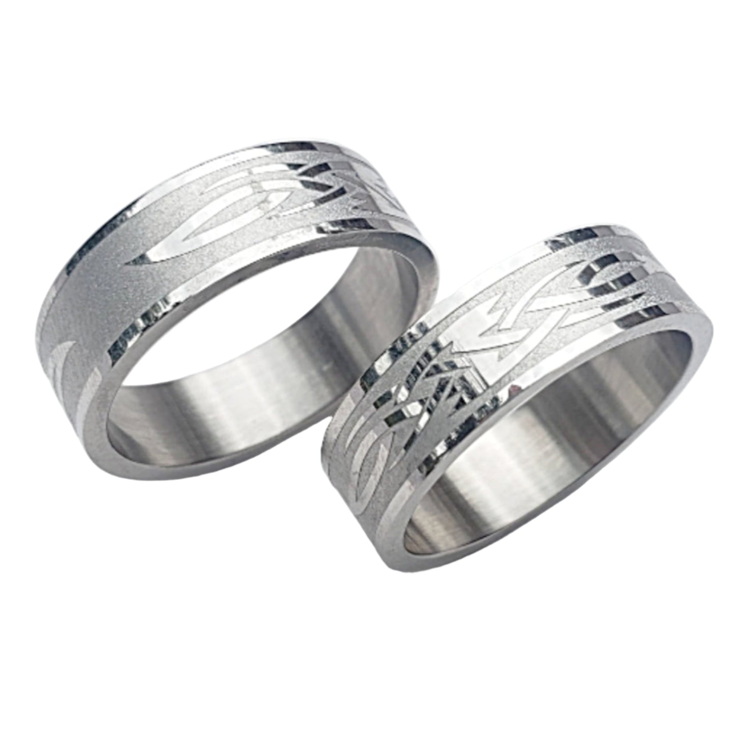 Stainless Steel Ring-Tribal Pattern - New Earth Gifts