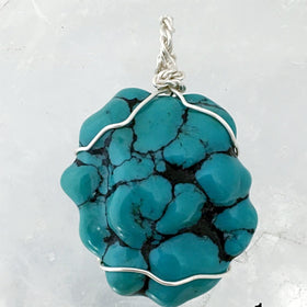 Turquoise Large Natural Pendant - Nevada USA - New Earth Gifts