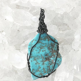 Turquoise Nevada Blue Pendant - New Earth Gifts
