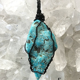 Turquoise Blue Pendant Marquis Style - New Earth Gifts