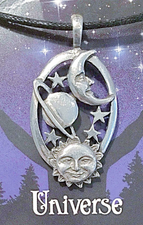 Celestial Pewter Pendant-Universe | New Earth Gifts