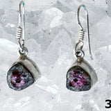 Natural Watermelon Tourmaline Sterling Earrings - New Earth Gifts