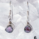 Natural Watermelon Tourmaline Sterling Earrings | New Earth Gifts