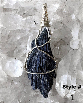 Black Kyanite Pendant - New Earth Gifts and Beads