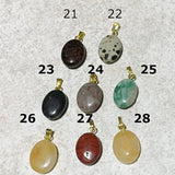 Oval Gemstone Charms | New Earth Gifts