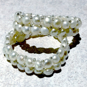 Freshwater Pearl 2-Strand Bracelet - New Earth Gifts and Beads