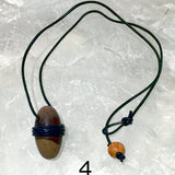 Shiva Lingam Pendant on Cord - Several Selections - New Earth Gifts and Beads