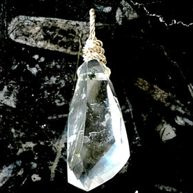 Quartz Faceted Free Form Pendants - New Earth Gifts and Beads