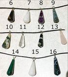 Gemstone Faceted Drop Pendant - New Earth Gifts and Beads