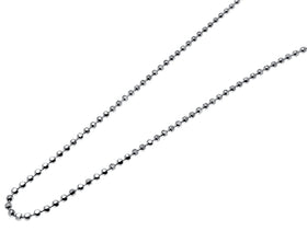 Ball Chain - Sterling Silver Diamond Cut - New Earth Gifts and Beads