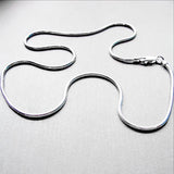 Sterling Silver 2mm Snake Chain Available in 16-18-20 inch lengths - New Earth Gifts and Beads