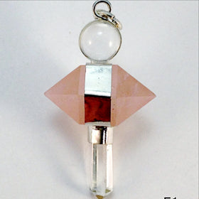 Triple Crystal New Age Pendant - New Earth Gifts and Beads