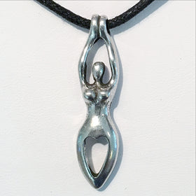 Goddess Pewter Pendant - New Earth Gifts and Beads