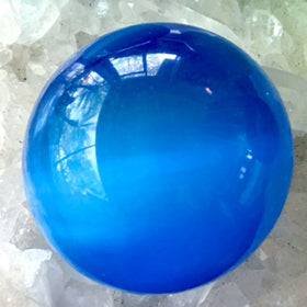 Blue Fiber Optic 50mm Spheres - New Earth Gifts 