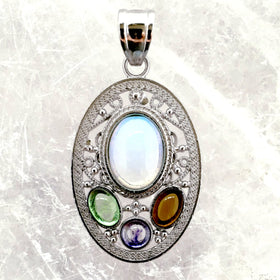 Opalite Victorian Style Pendant - New Earth Gifts and Beads