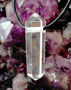 Quartz Double Terminated Pendant - New Earth Gifts and Beads