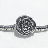 Large Hole Rose Charm - New Earth Gifts