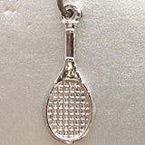 ennis Racket Sterling Silver Charm - New Earth Gifts