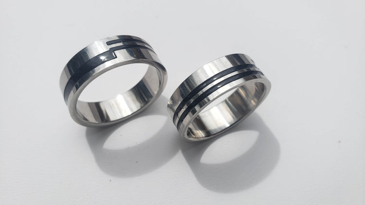 Stainless steel rings - new earth gifts