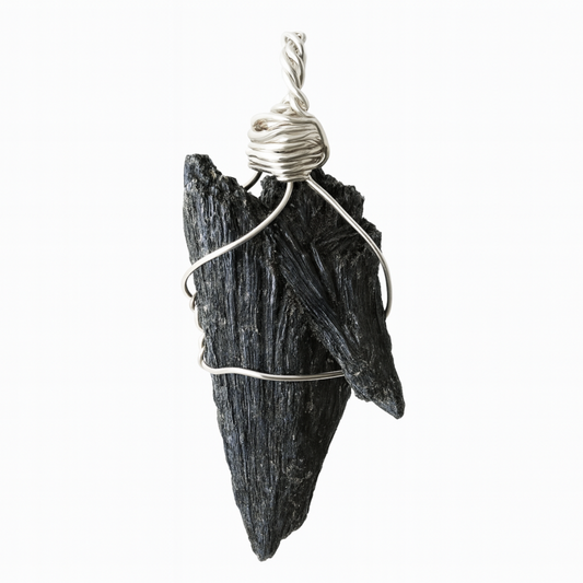 Black Kyanite Pendant - New Earth Gifts