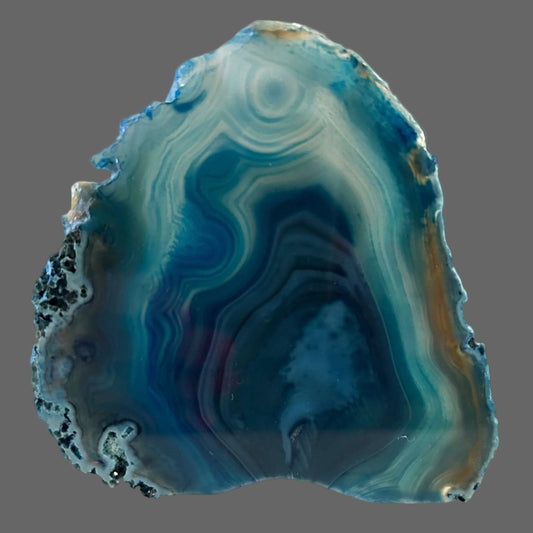 Blue Agate Slice - New Earth Gifts and Beads