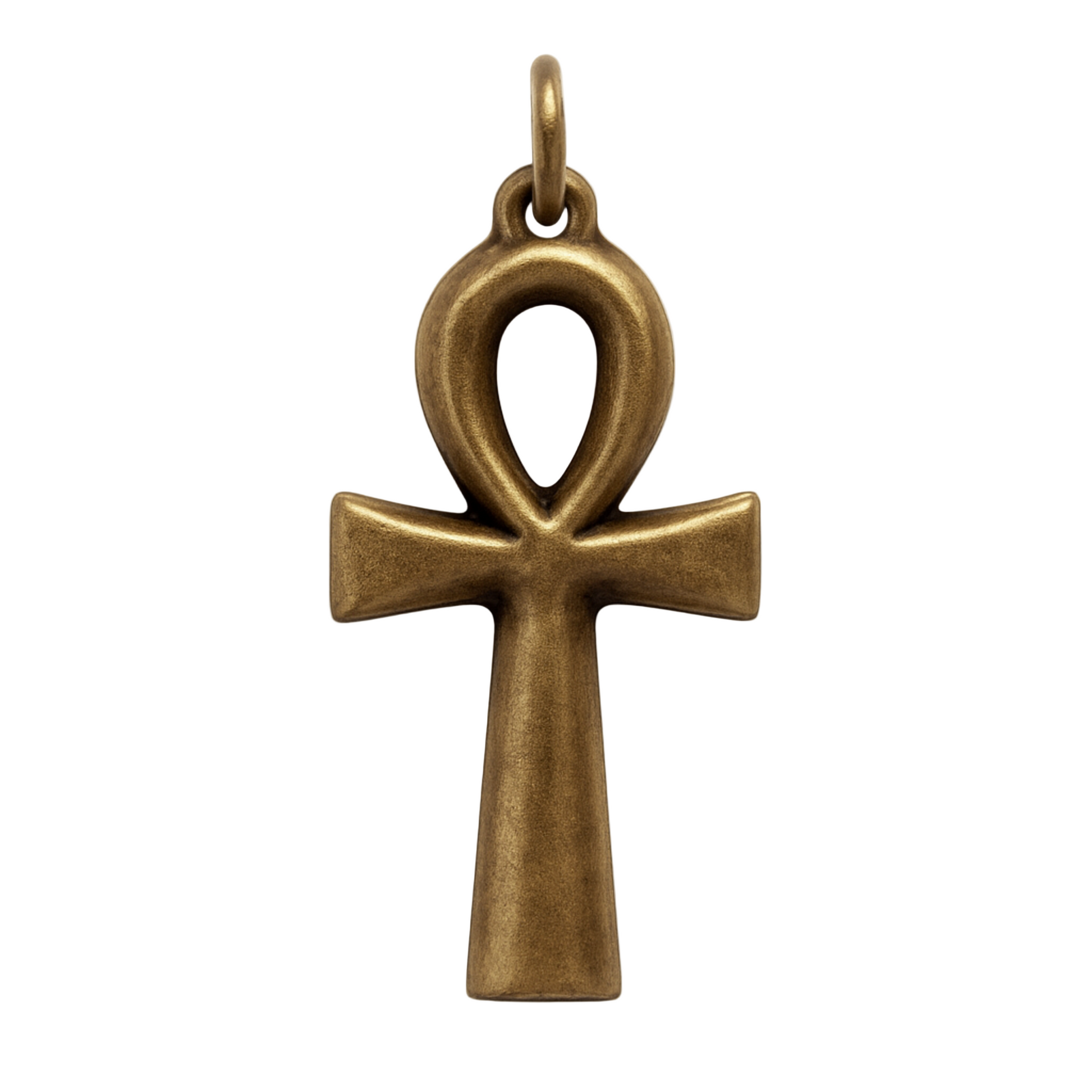 Ankh Cross Brass Pendants - New Earth Gifts