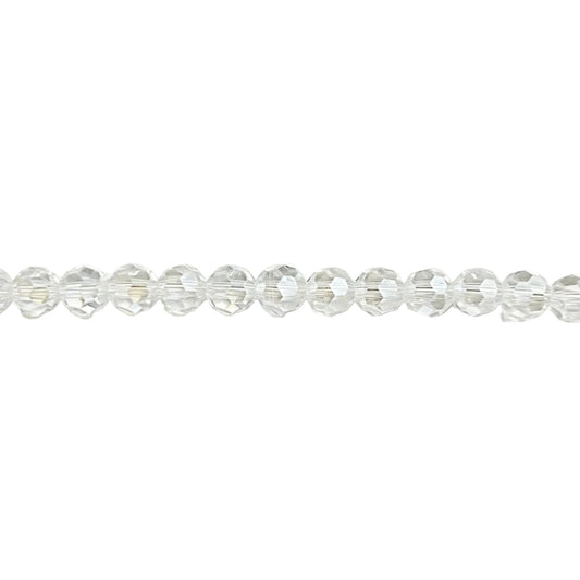 Crystal Clear Faceted Round Beads - New Earth Gifts and Beads
