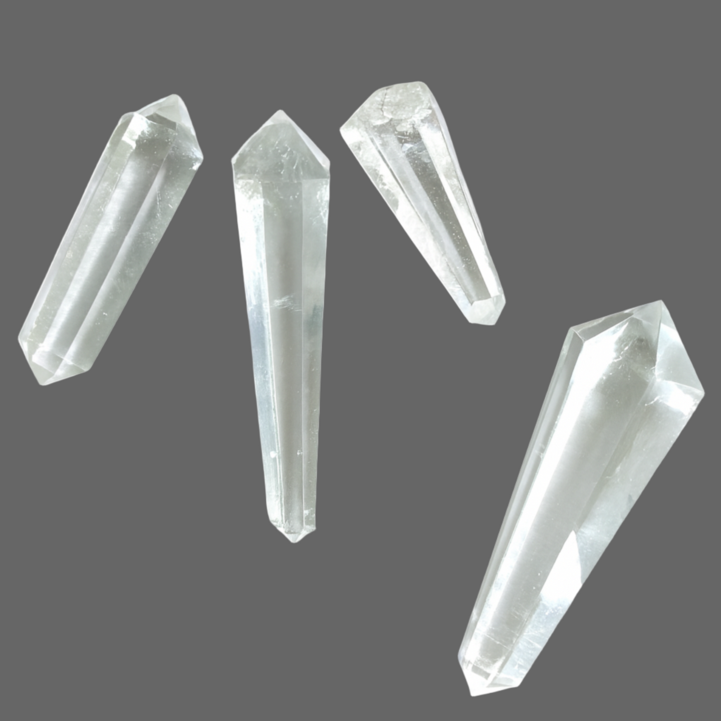 Quartz Double Terminated Polished Slender Points | New Earth Gifts