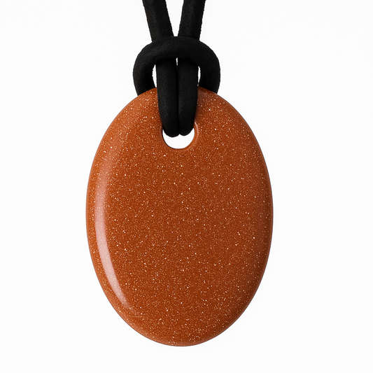 Goldstone Large Oval Pendants- New Earth Gifts