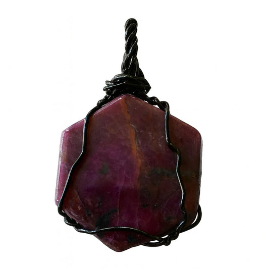 Ruby In Zoisite Pendant - new earth gifts