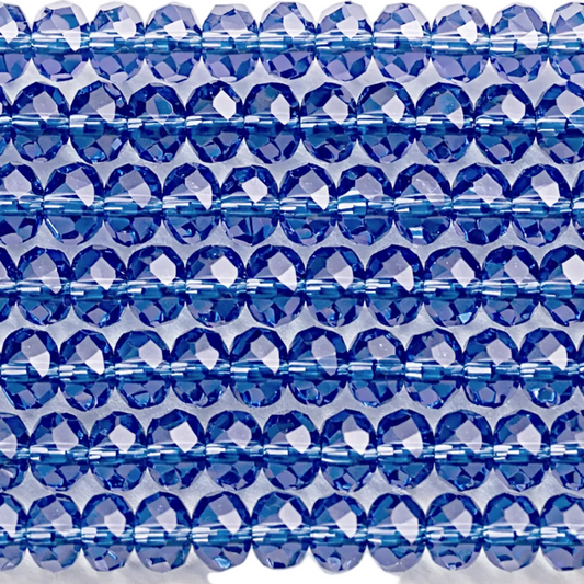 6mm crystal faceted rondelle beads - New Earth Gifts and Beads