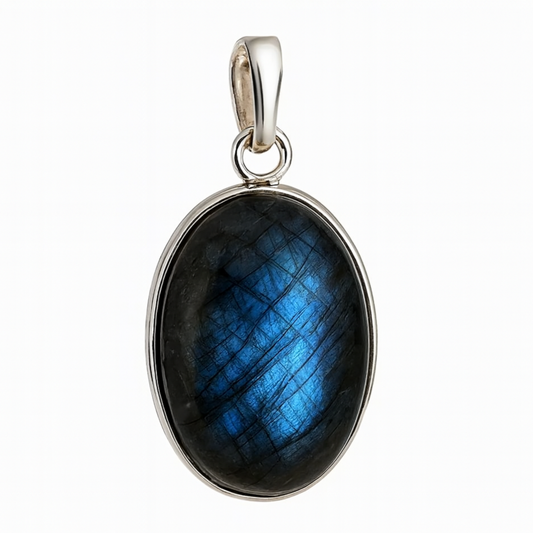 Labradorite Oval Pendant - New Earth Gifts and Beads