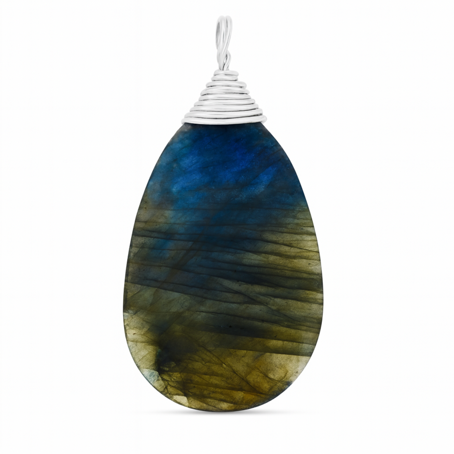Labradorite Free Form Slice Pendant  - New Earth Gifts and Beads