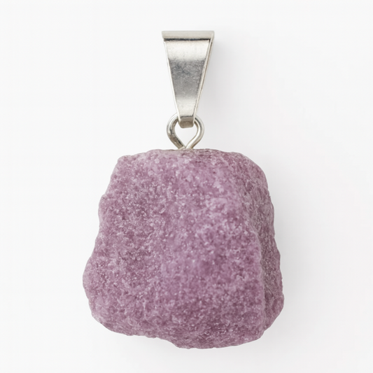 Lepidolite Pendant - Natural Stone | New Earth Gifts
