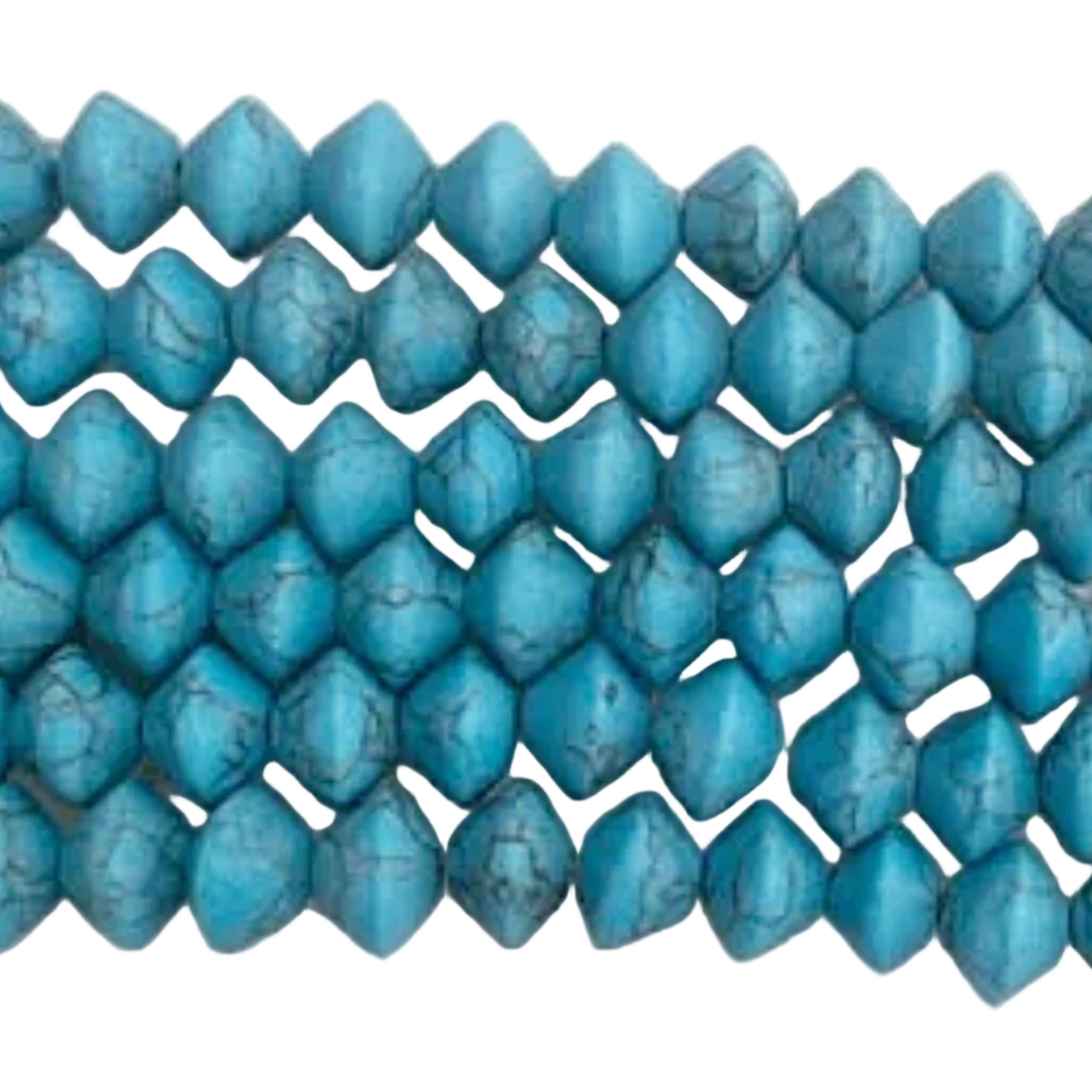 Magnesite Turquoise Bicone Beads | New Earth Gifts and Beads
