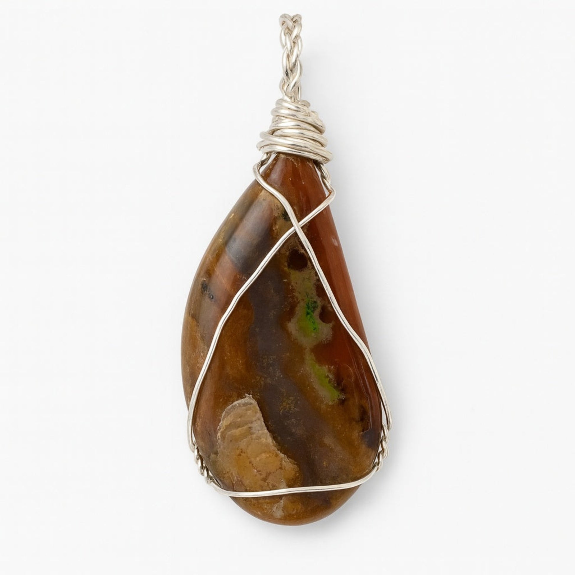 Owyhee jasper pendant - new earth gifts and beads