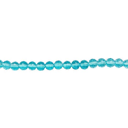 Aquamarine Glass Crystals Beads