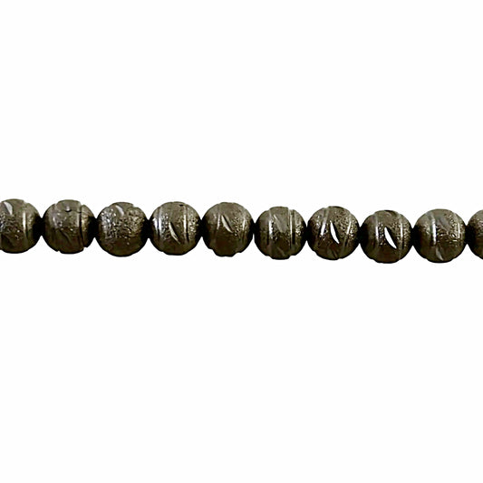  zinc alloy round beads 8mm - new earth gifts and beads